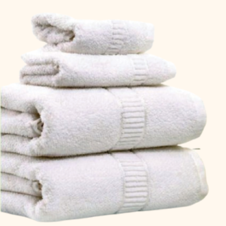 Super White Crape Towel